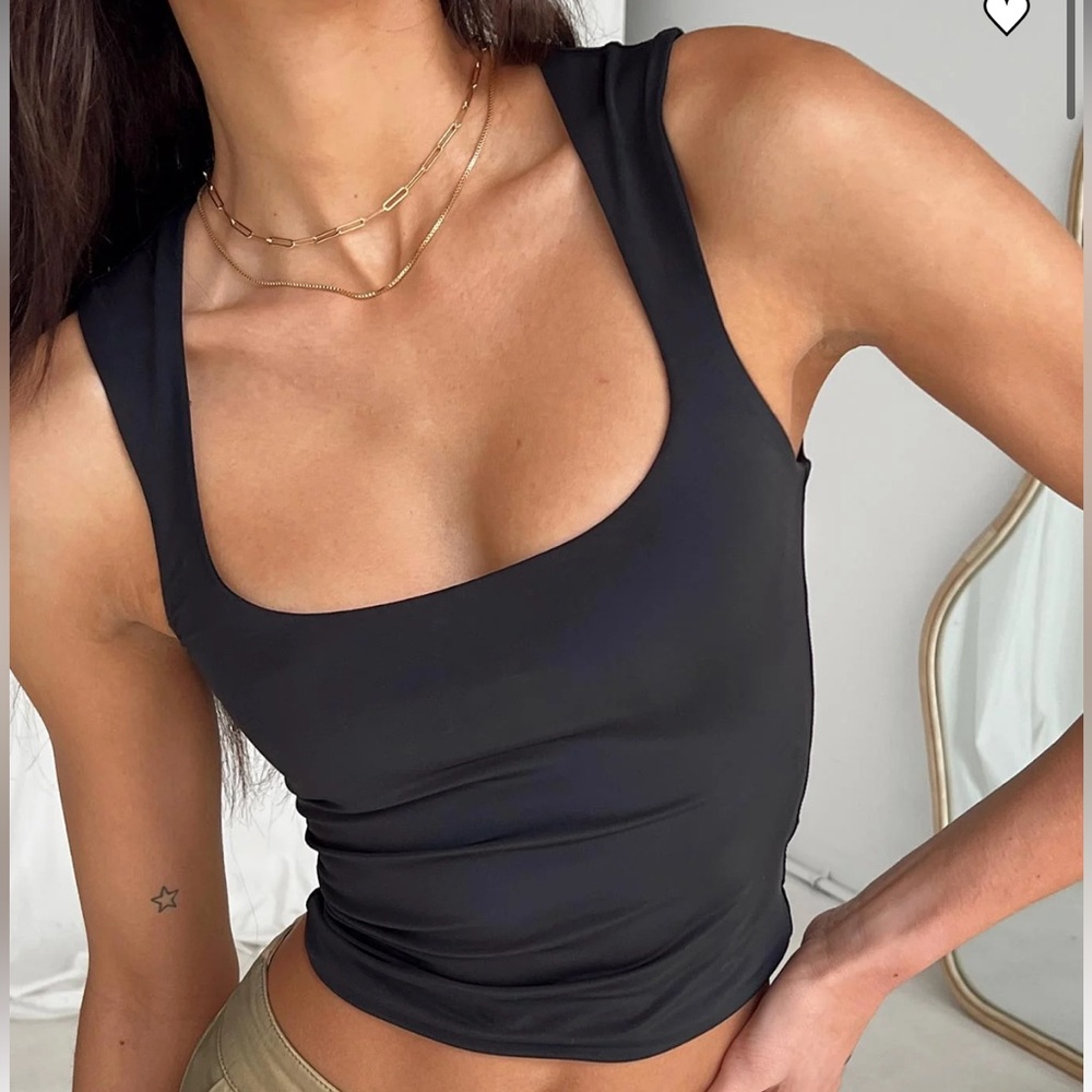 Princess Polly Zoe Top Black